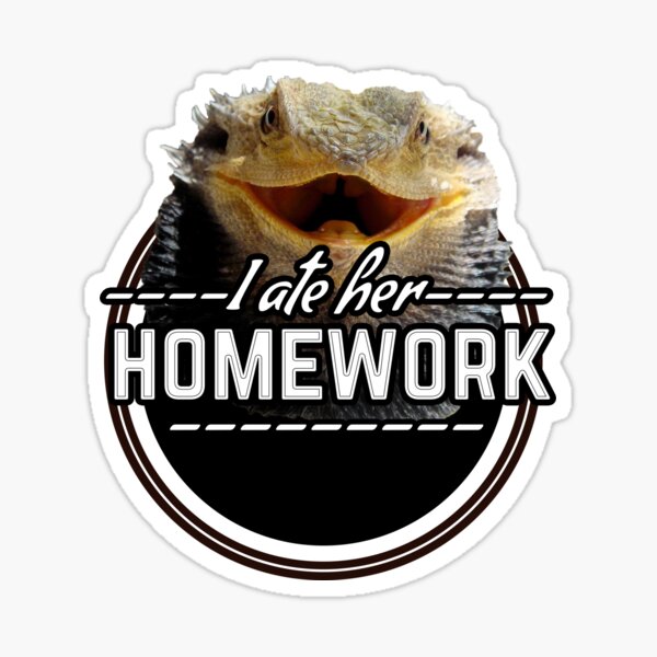 Item preview, Bearded Dragon I are her Homework  designed and sold by ChiChingTees.