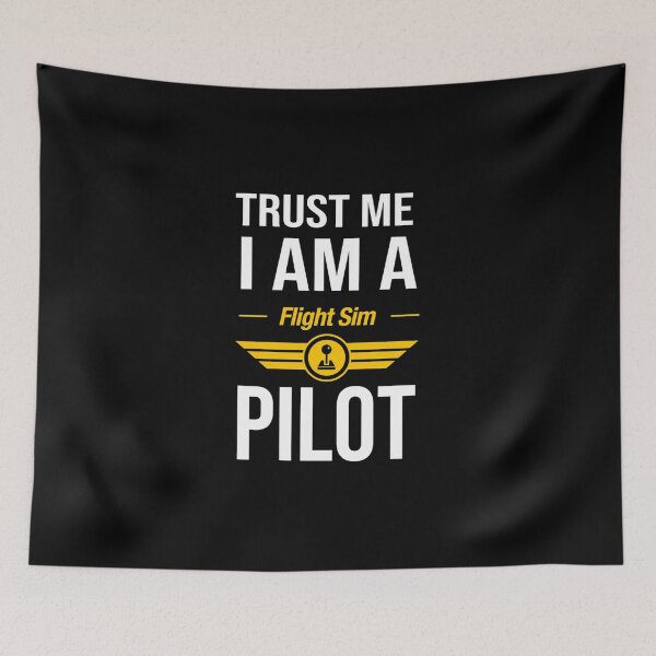 Item preview, Trust Me I Am A Flight Sim Pilot designed and sold by Eshat Zaman Munna(Your account ID is: 5776717).