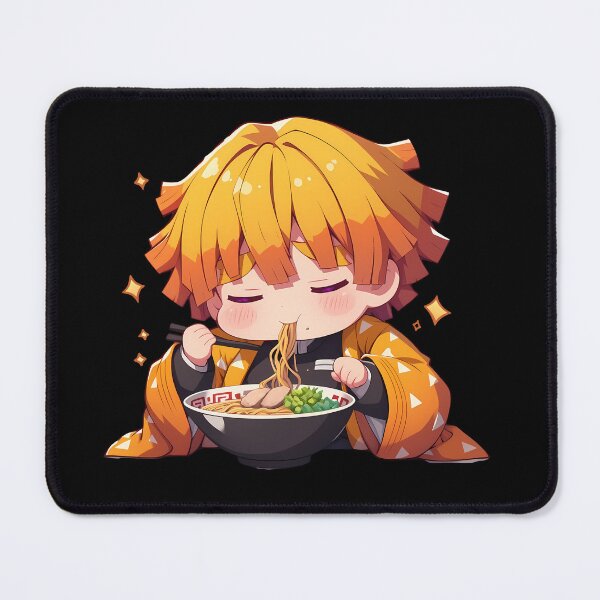 Item preview,  Zenitsu Agatsuma Demon Slayer Kawaii Ramen Chibi designed and sold by mildaclairmo.