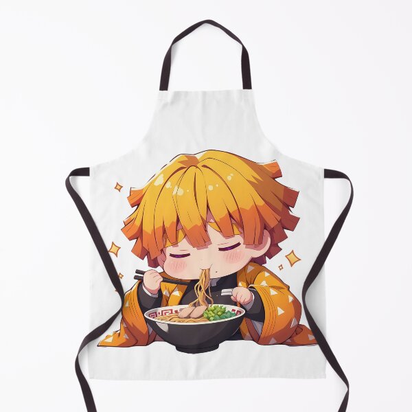 Item preview, Zenitsu Agatsuma Demon Slayer Kawaii Ramen Chibi designed and sold by mildaclairmo.
