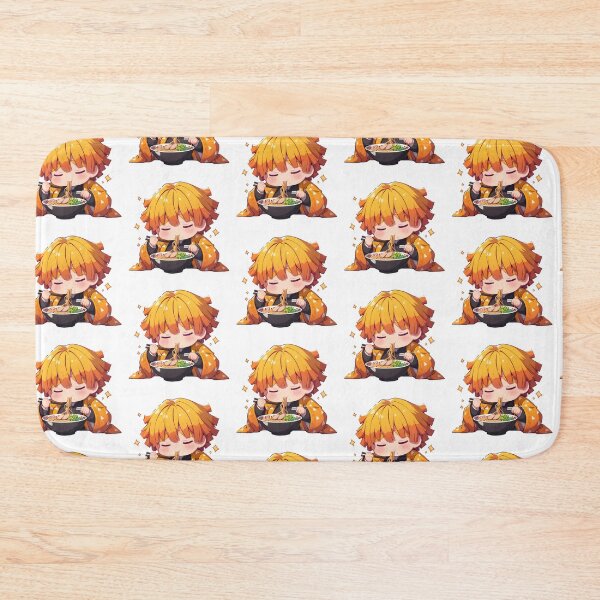 Item preview,  Zenitsu Agatsuma Demon Slayer Kawaii Ramen Chibi designed and sold by mildaclairmo.
