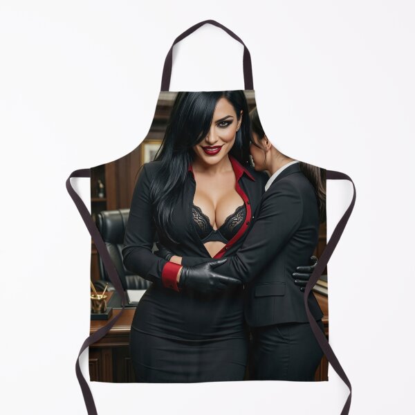 Item preview, Cassandra hugs executive in professional office designed and sold by CathryneDelamort.