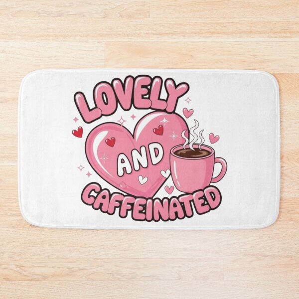 Item preview, Lovely and Caffeinated - Cute Coffee Lover Heart Design designed and sold by JonathanP514.