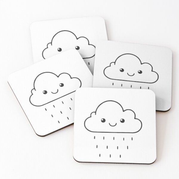 Item preview, Kawaii Weather Illustration for Kids and Planners designed and sold by ZyVoAli.