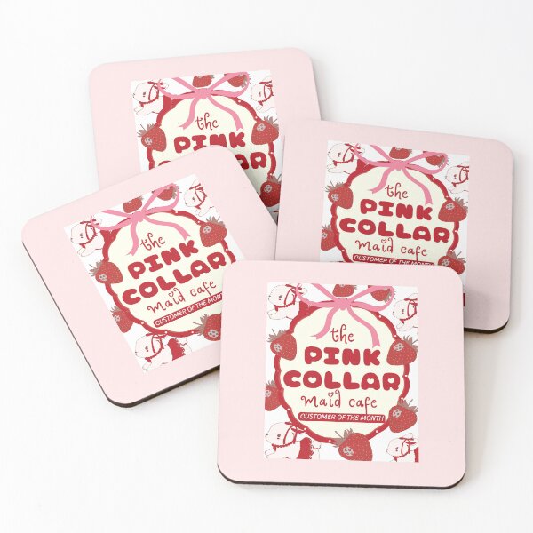 Item preview, Pink Collar Maid Cafe Customer of the Month • Cute Kawaii Cafe Meme Shirt designed and sold by Xena Zeit-Geist.