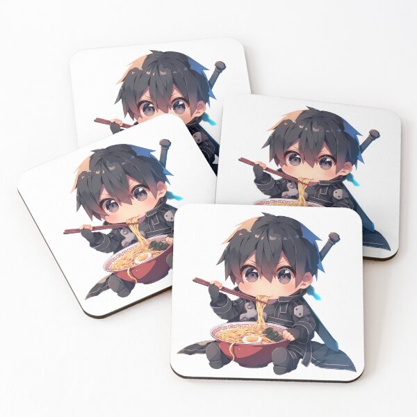 Item preview, Kirito Sword Art Online Chibi Ramen Break designed and sold by mildaclairmo.