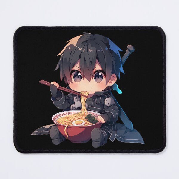 Item preview, Kirito Sword Art Online Chibi Ramen Break designed and sold by mildaclairmo.