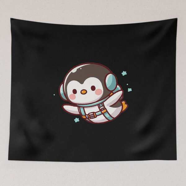 Item preview, Cute Penguin Skydiving designed and sold by gail8z4selene.
