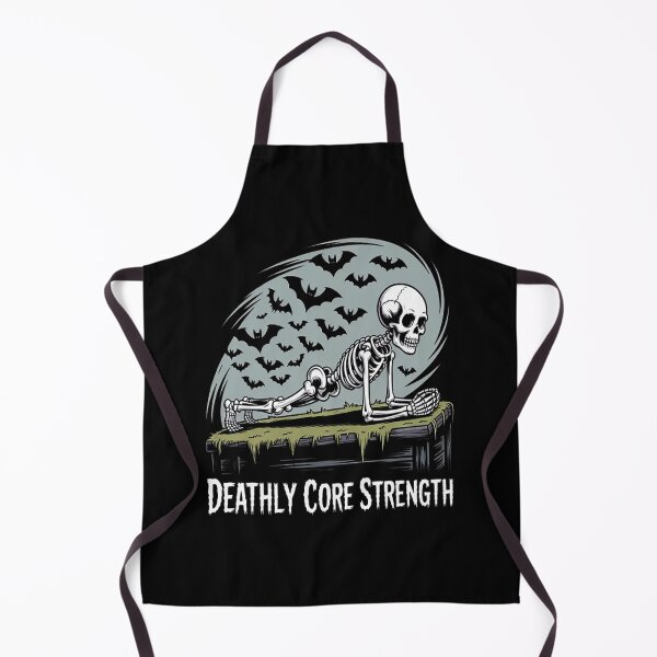 Item preview, Deadly Core Strength Embrace The Spooky Fitness Vibe Fitness Halloween Humor designed and sold by StuffNestie.