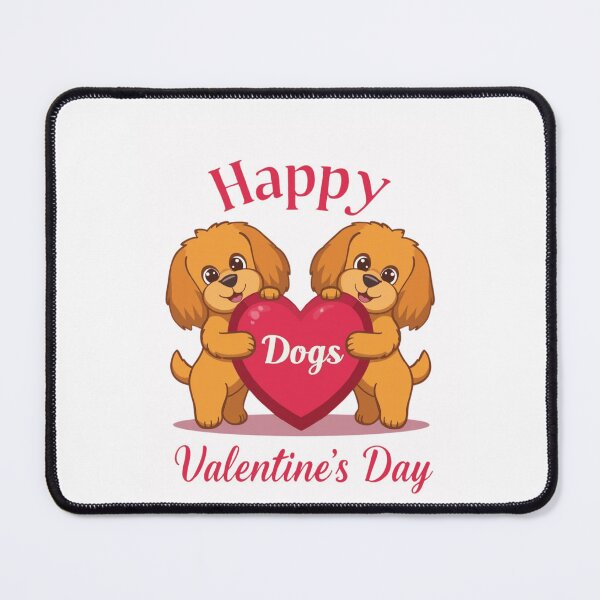 Item preview, Cute Puppies Holding Heart Valentine's Day designed and sold by julissa9474.