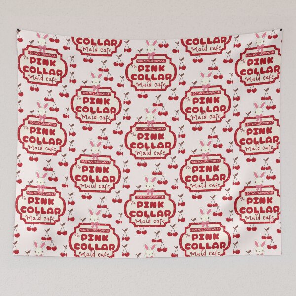 Item preview, I Got My Lobotomy at the Pink Collar Maid Cafe • Dark Cute Mental Health Meme designed and sold by Xena Zeit-Geist.