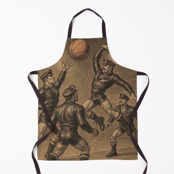 Item preview, Gay Leather Bikers Slamdunk Celebration Pride Football Series Graphic Design designed and sold by ItsAKinkThing.
