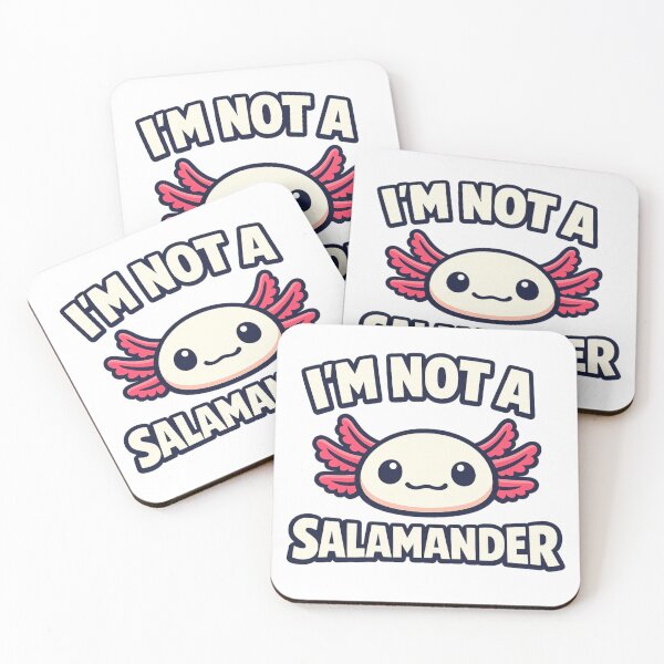 Item preview, I'm not a salamander - Axolotl designed and sold by bocka.