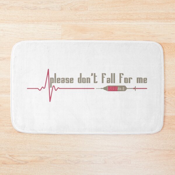 Item preview, Please Don’t Fall for Me Nurse EKG Syringe Design designed and sold by PROPera-design.
