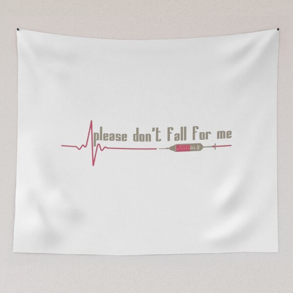 Item preview, Please Don’t Fall for Me Nurse EKG Syringe Design designed and sold by PROPera-design.
