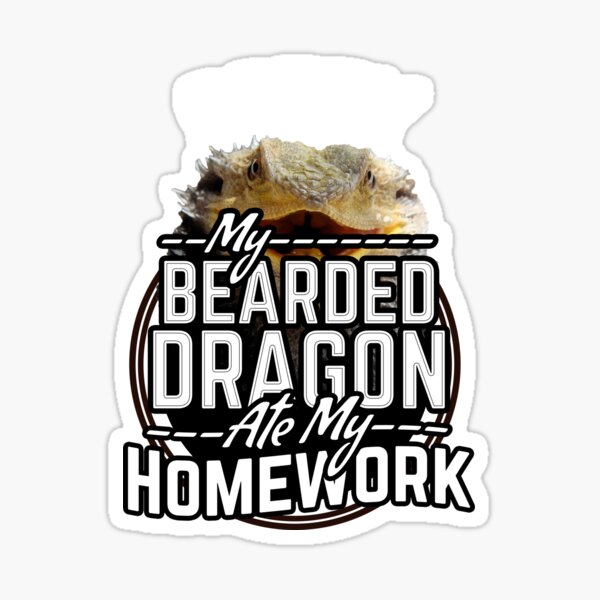 Item preview, Bearded Dragon ate my Homework designed and sold by ChiChingTees.