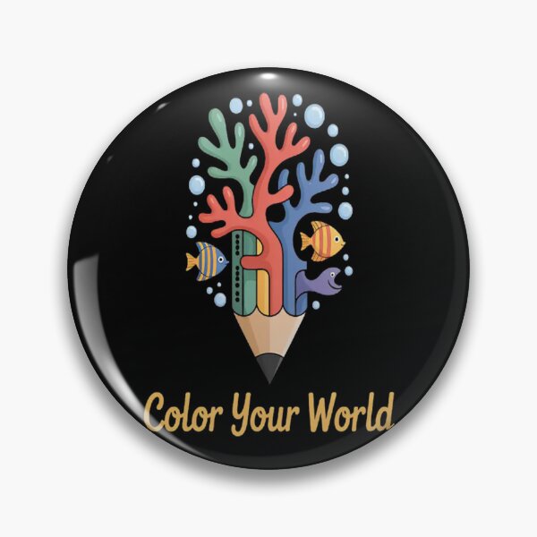 Item preview, Color Your World Dive Deep Into Creativity Art Lovers designed and sold by StuffNestie.