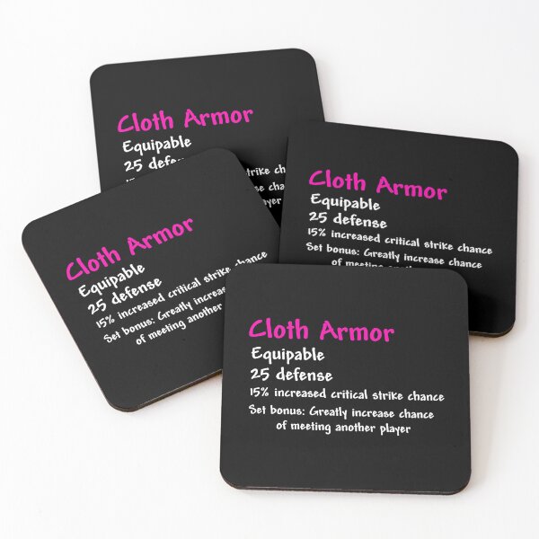 Item preview, Terraria Cloth Armor Stats  designed and sold by Krishnaeeks.