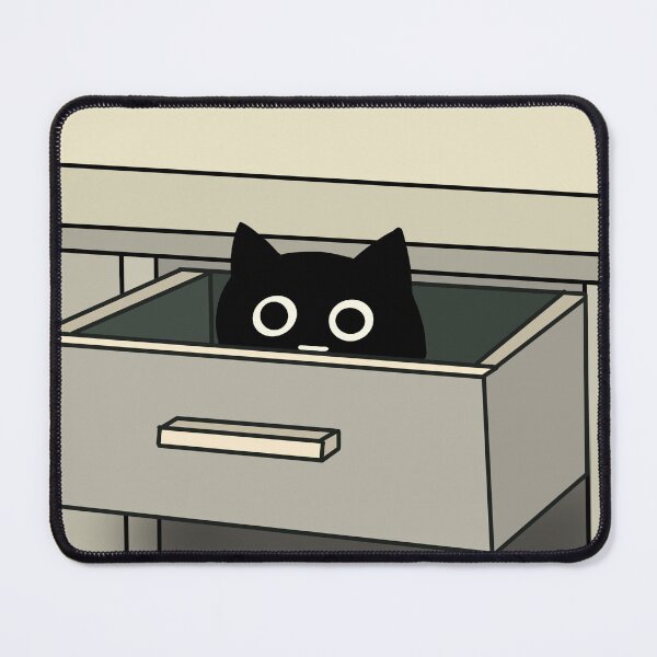 Item preview, Cat Hiding in a Drawer designed and sold by ThingsCatsDo.
