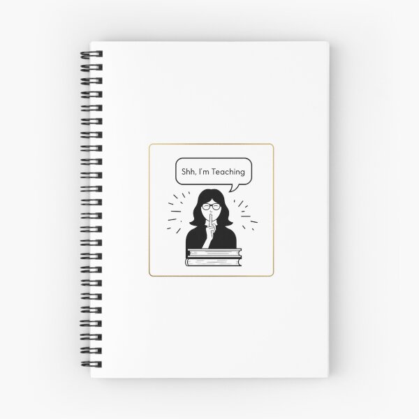 Item preview, Teacher Sticker - Shhh I'm Teaching Minimalist Gift designed and sold by OrikuStudio.