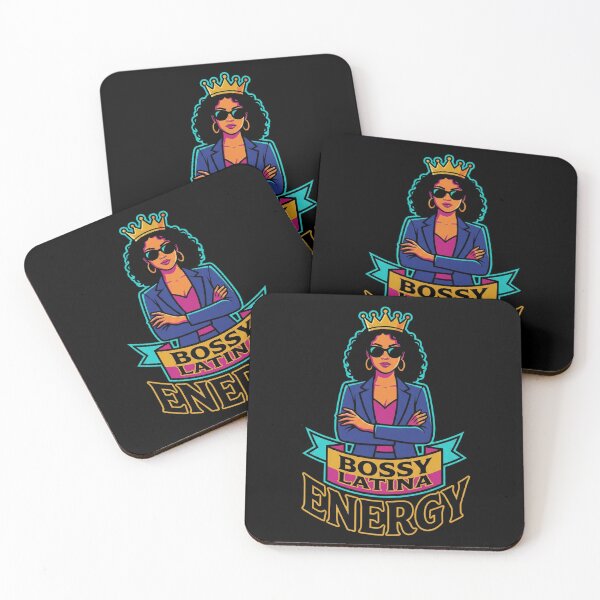 Item preview, Bossy Latina Energy Powerful Quote Shirt designed and sold by MotivaChic.