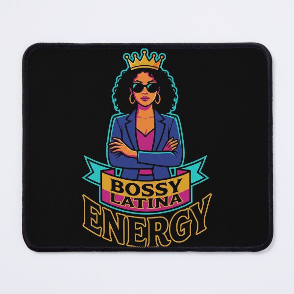 Item preview, Bossy Latina Energy Powerful Quote Shirt designed and sold by MotivaChic.