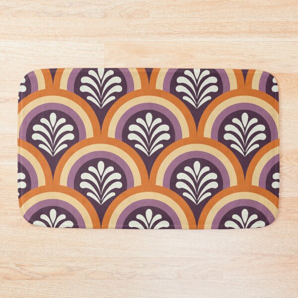 Item preview, Palms and arches - orange and purple designed and sold by Home Cyn Home.
