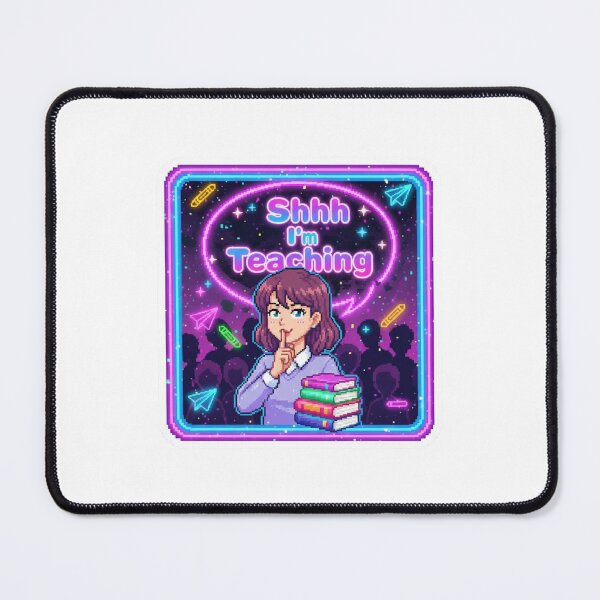 Item preview, Y2K Sticker - Shhh I'm Teaching Funny Teacher Gift designed and sold by OrikuStudio.