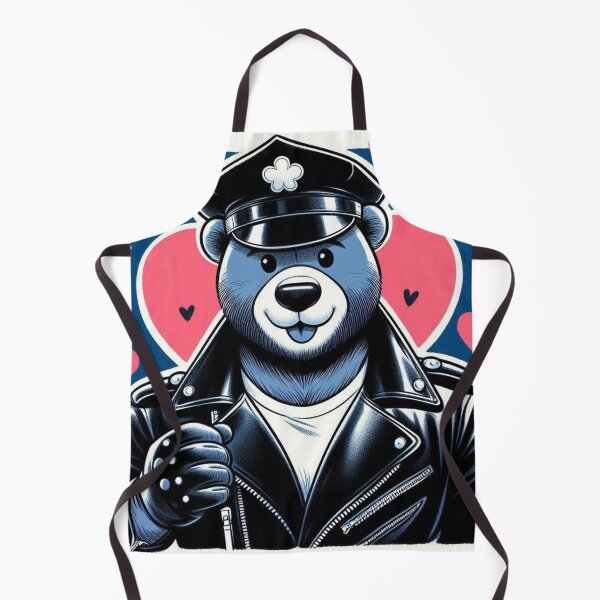 Item preview, Gay Leather Bear Love Valentine Gay Pride Graphic Design designed and sold by ItsAKinkThing.