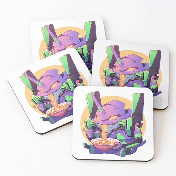 Item preview,  Evangelion Unit 01 Kawaii Ramen Chibi designed and sold by mildaclairmo.