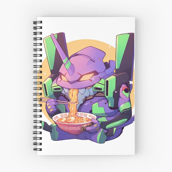 Item preview,  Evangelion Unit 01 Kawaii Ramen Chibi designed and sold by mildaclairmo.