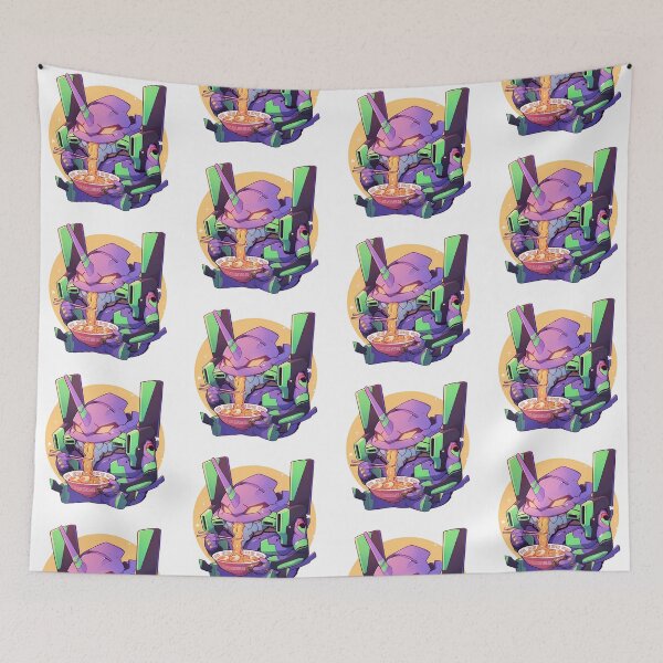 Item preview,  Evangelion Unit 01 Kawaii Ramen Chibi designed and sold by mildaclairmo.