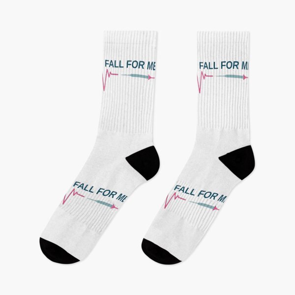 Item preview, Please Don’t Fall for Me Nurse EKG Typography Design designed and sold by PROPera-design.