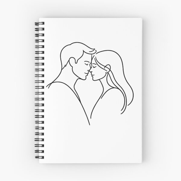 Item preview, Minimal Lovers Line Silhouette designed and sold by Paninides.