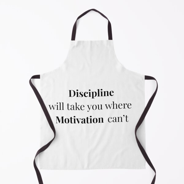 Item preview, Discipline Over Motivation Quote Design designed and sold by Thinkora.