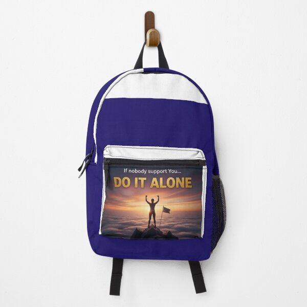 Item preview, If Nobody Support You Do It Alone Motivational Sunset designed and sold by Scro-Ciob-Shop.