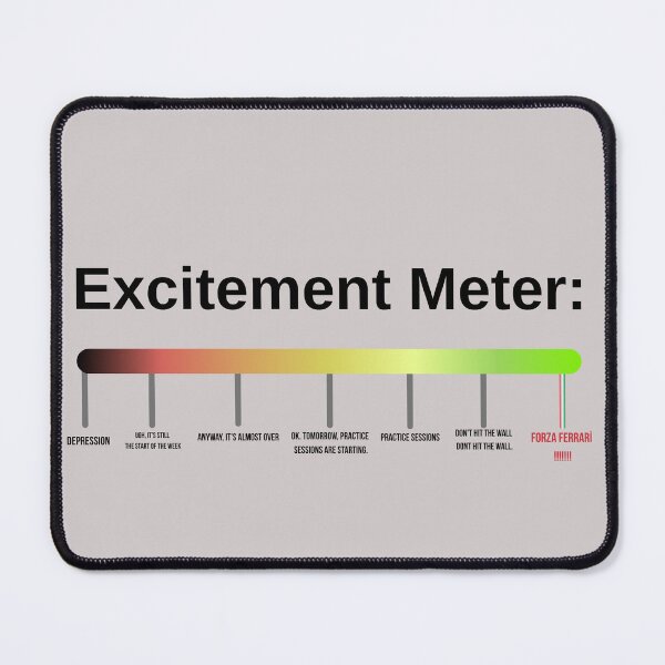 Item preview, Excitement Meter at Formula 1 Session designed and sold by AG-Product.