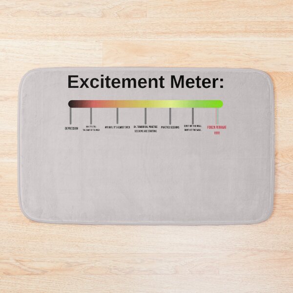 Item preview, Excitement Meter at Formula 1 Session designed and sold by AG-Product.