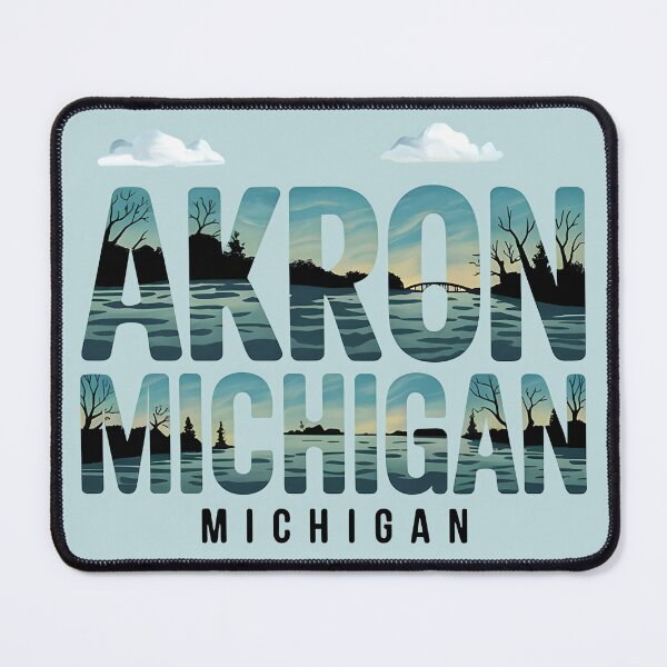 Item preview, Akron, Michigan, Akron MI, Akron Michigan designed and sold by MoMidoStore.