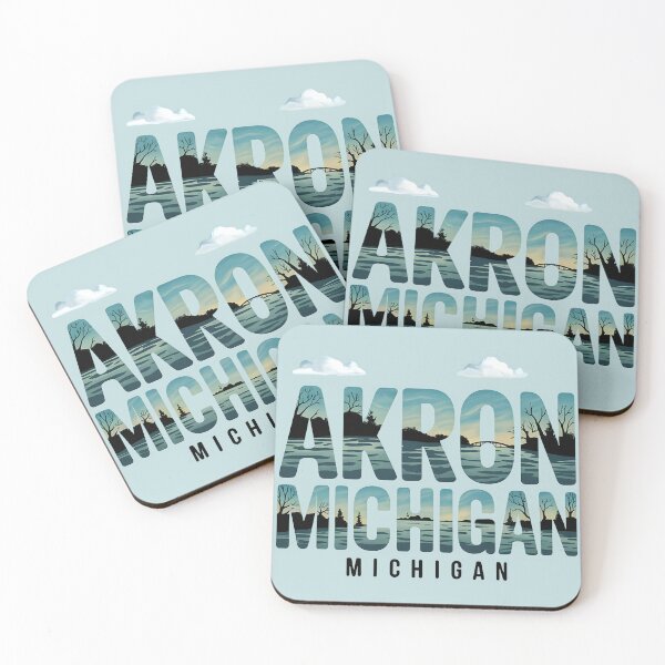 Item preview, Akron, Michigan, Akron MI, Akron Michigan designed and sold by MoMidoStore.