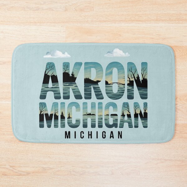 Item preview, Akron, Michigan, Akron MI, Akron Michigan designed and sold by MoMidoStore.
