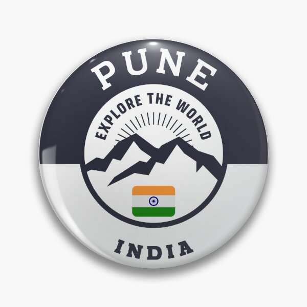 Item preview, Pune India | Black and White Travel Crest designed and sold by World Designs.