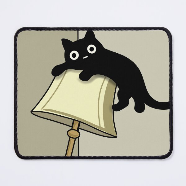 Item preview, Cat Climbing a Lampshade designed and sold by ThingsCatsDo.