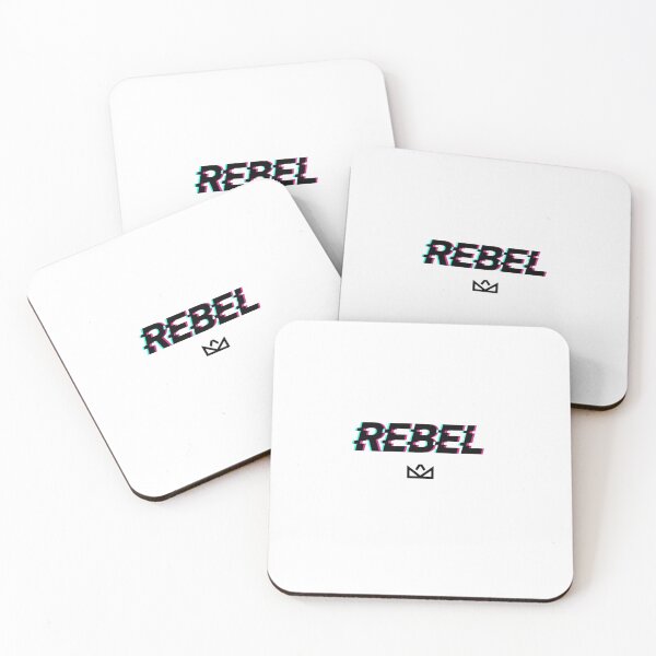 Item preview, The word "REBEL" in black with a glitch effect. designed and sold by Rebel-Youth.