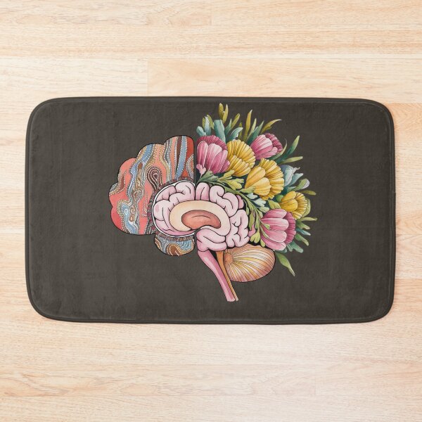 Item preview, Neurospicy Floral Brain Art - ADHD Autism Acceptance designed and sold by Wennebabs.