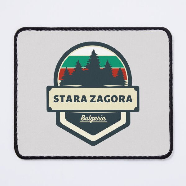 Item preview, Stara Zagora Bulgaria | Retro Vintage Travel Badge designed and sold by World Designs.