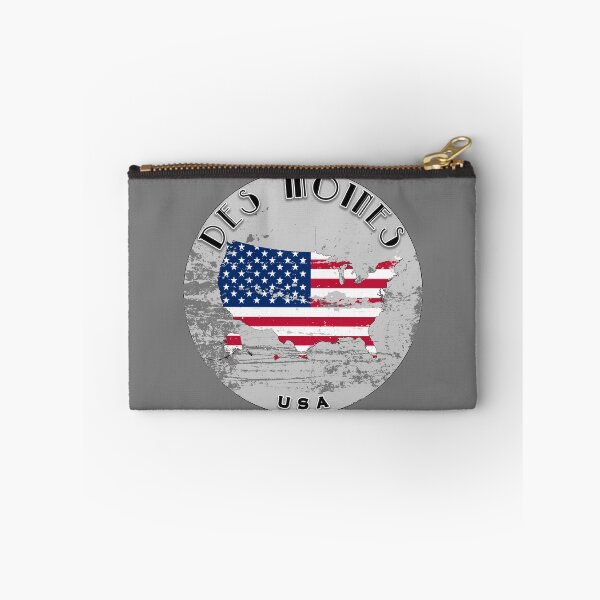 Item preview, Des Moines United States of America | Worn Flag Travel Badge designed and sold by World Designs.