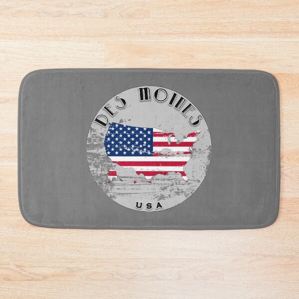 Item preview, Des Moines United States of America | Worn Flag Travel Badge designed and sold by World Designs.