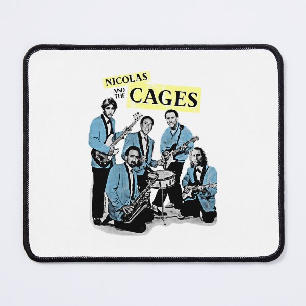 Item preview, Nicolas and the Cages (Nic Cage Band Shirt) designed and sold by Darknightdesign.