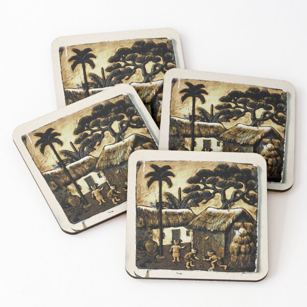 Item preview, Children playing in an Asian village / Swiss Artwork Photography designed and sold by Raphael Wolf.